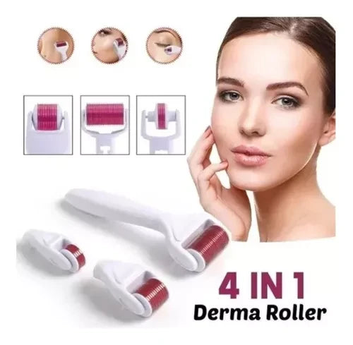 Derma Roller 4 En 1 Recargable