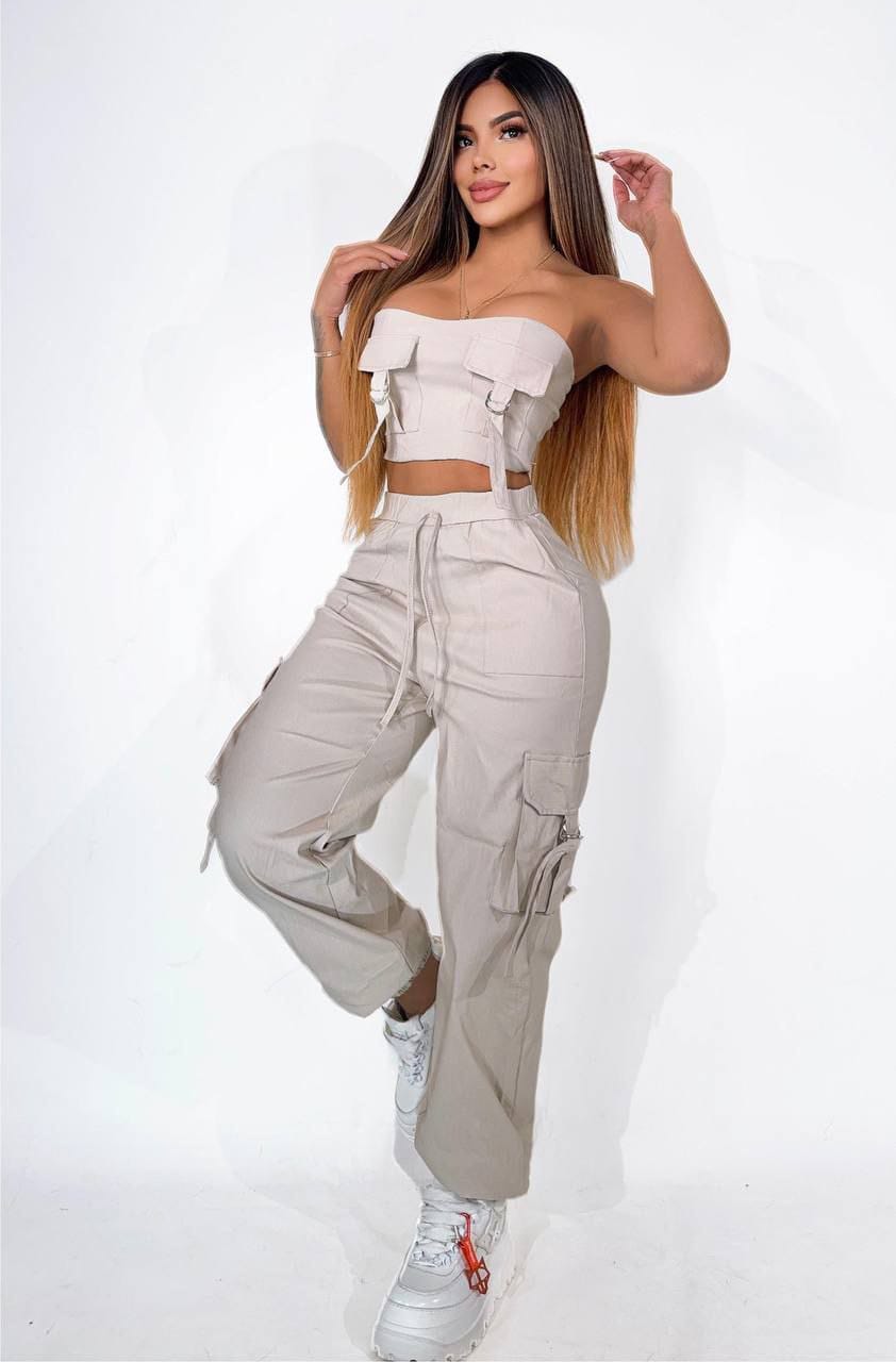 Conjunto Pantalón Y Blusa Set Turin