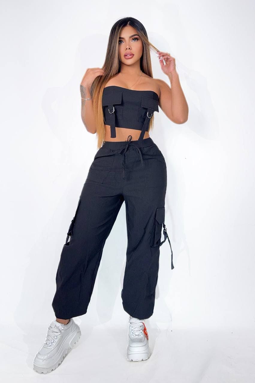 Conjunto Pantalón Y Blusa Set Turin