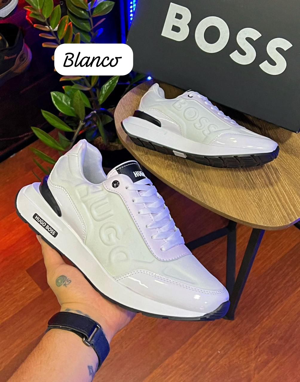 Tenis deportivo Hugo Boss caballero- Calidad 1.1 premium