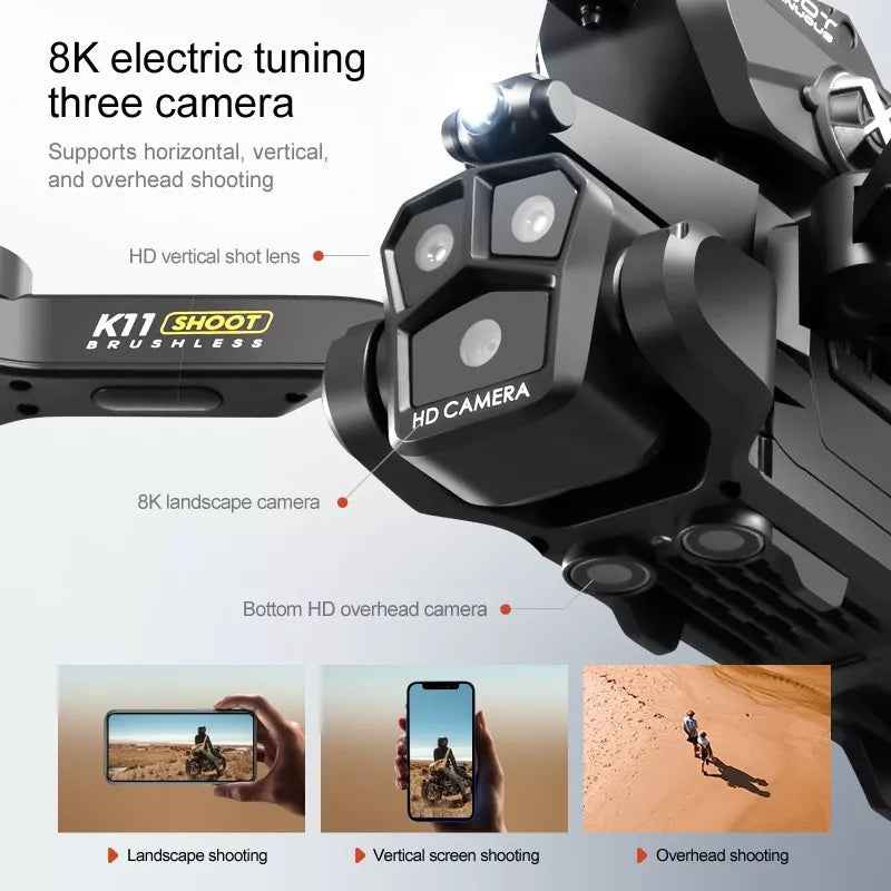 Dron K11 Max 4k Lanzador Bolas De Gel