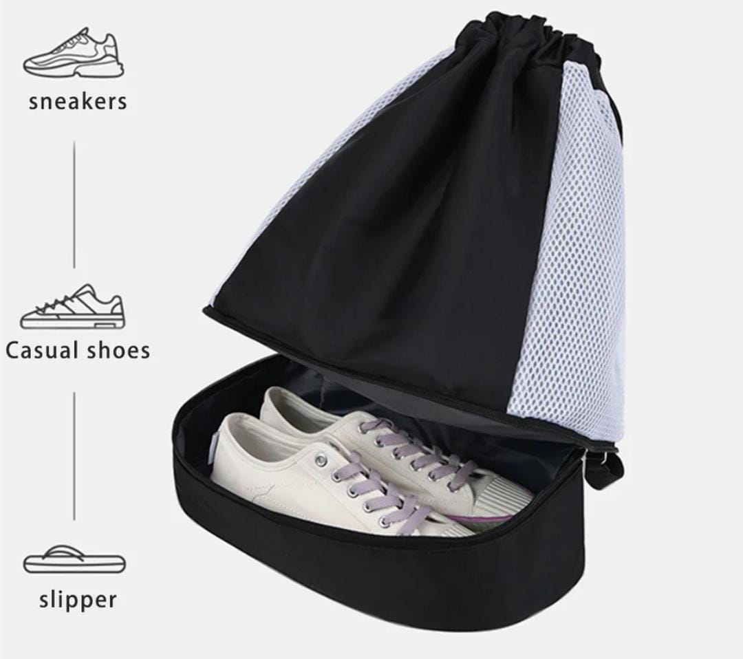 MOCHILA CON CORDON IMPERMEABLE