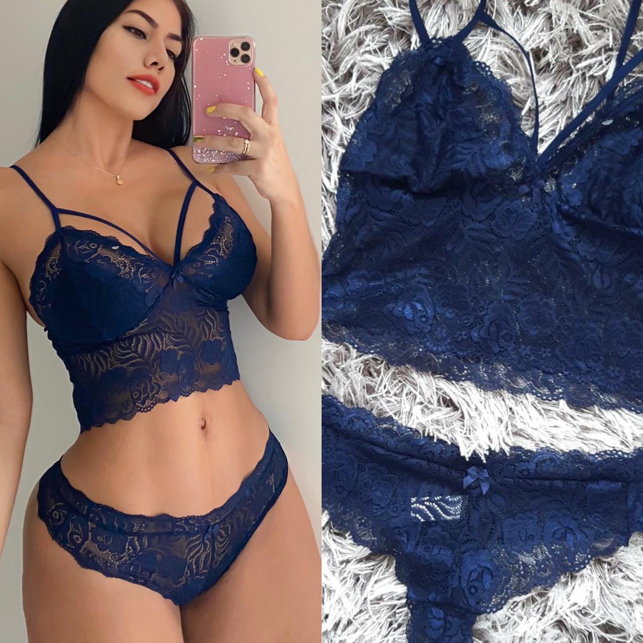 Lencería Femenina de Encaje Tanga Dama