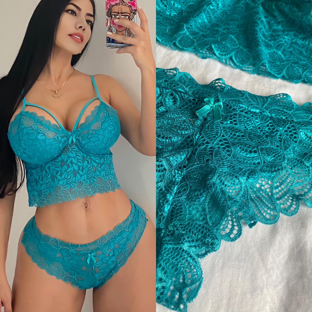 Lencería Femenina de Encaje Tanga Dama