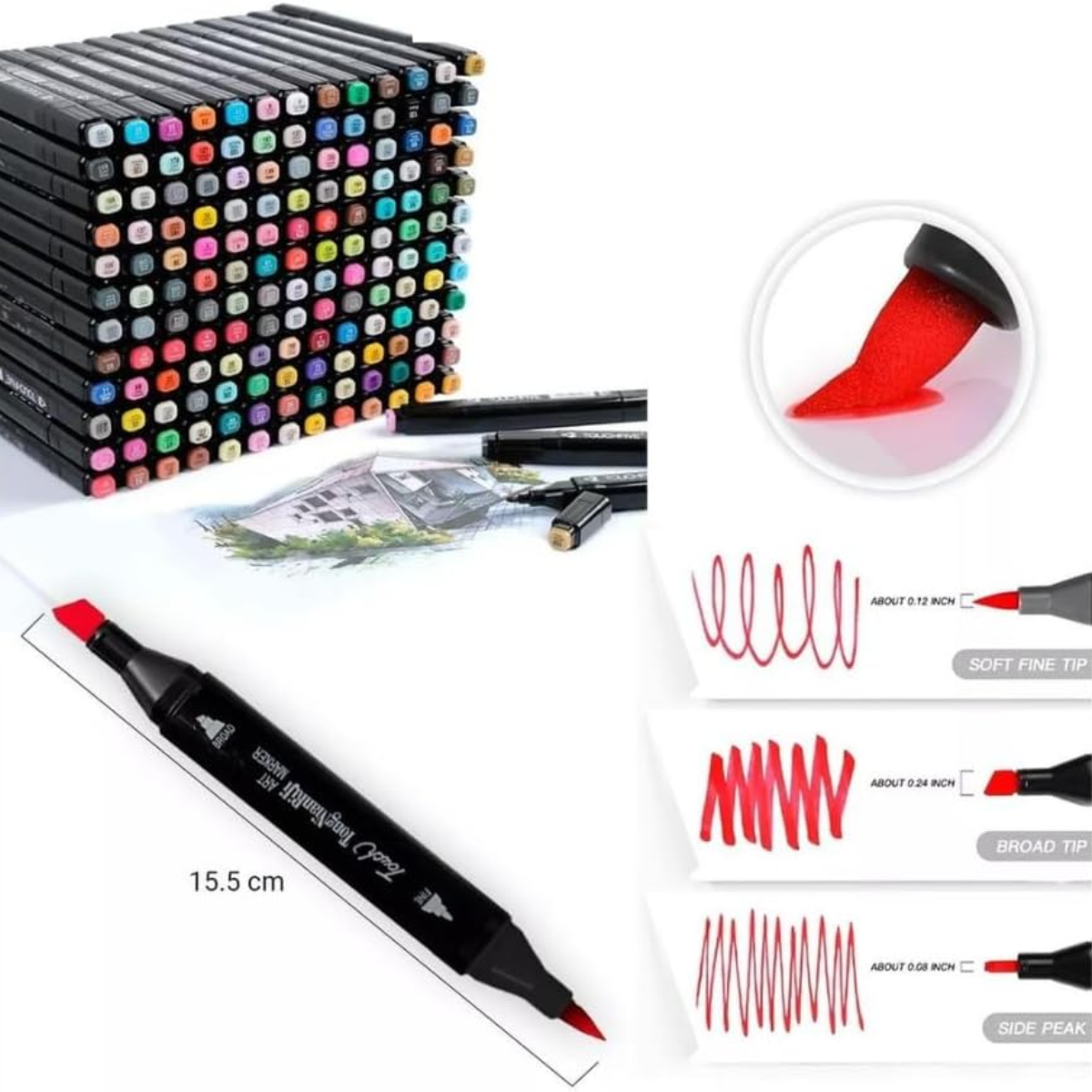 Set de marcadores 60 pcs pd-61