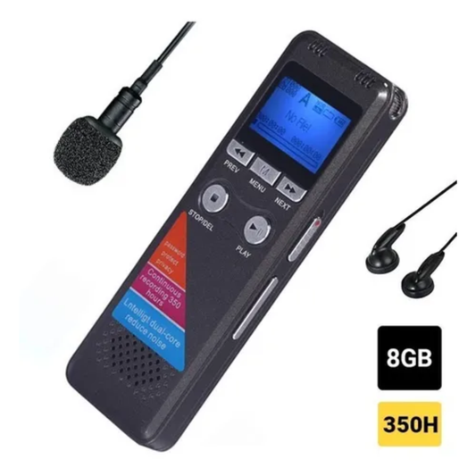 Grabadora De Voz Audio Digital 8gb