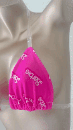 Trio micro bikini tiras transparentes