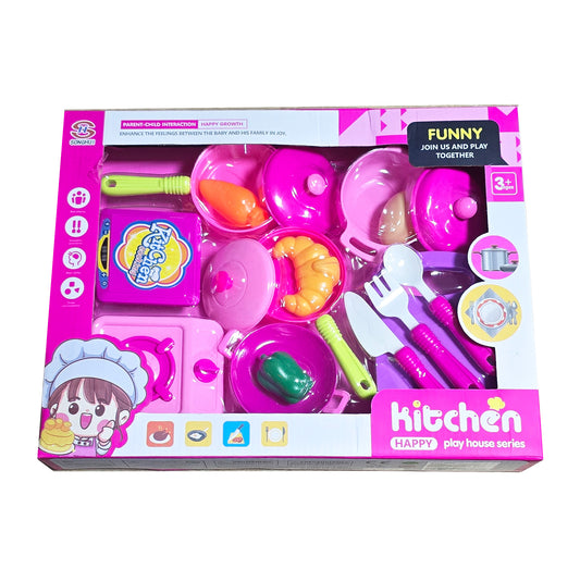 Set Cocina Niñas Maleta Utencilios Verdu