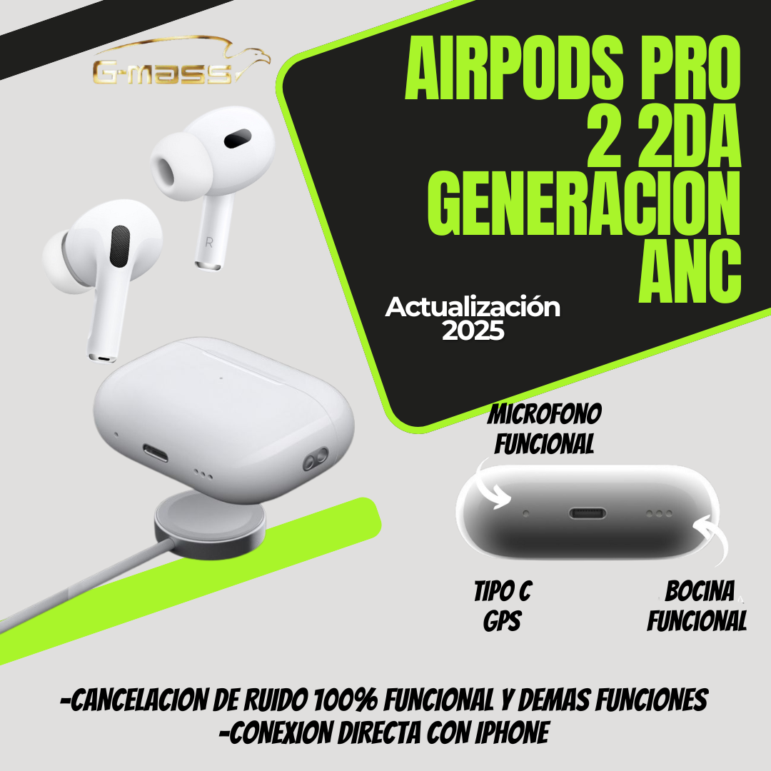 Airpods pro 2 2da generacion ANC (ACTUAL