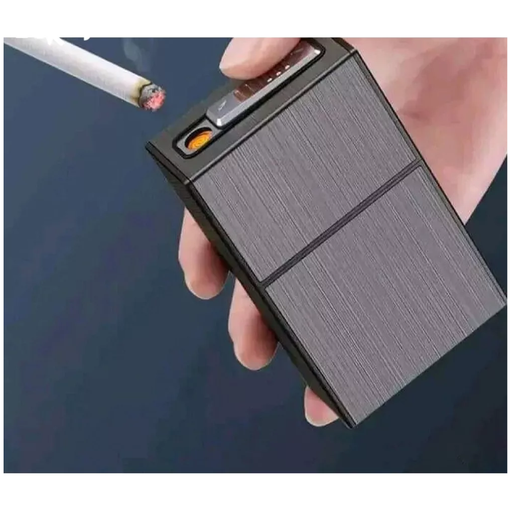 Encendedor y almacenador de cigarrillos