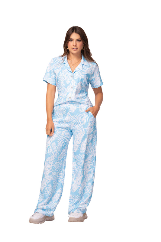 Blusa En Poliéster Corrugado