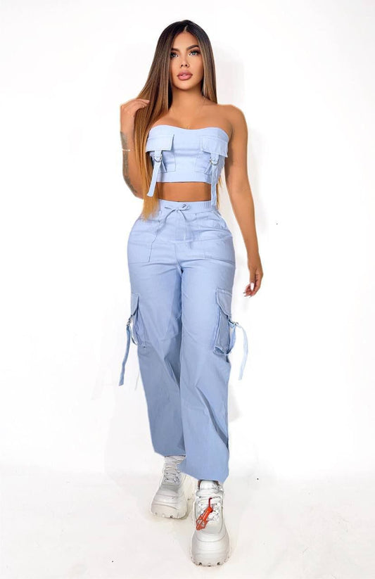Conjunto Pantalón Y Blusa Set Turin
