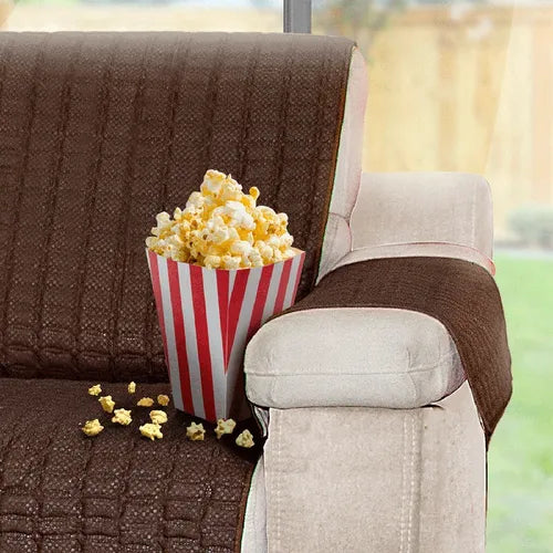 Forro Protector De Sofá Reversible 2 Puestos