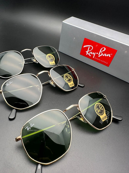 Rayban Hexagonal Negra- Calidad 1.1 Premium