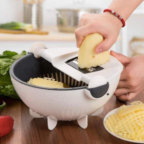 Rallador de Verduras 7 en 1 - La Herramienta Multifuncional que Necesitas en Tu Cocina