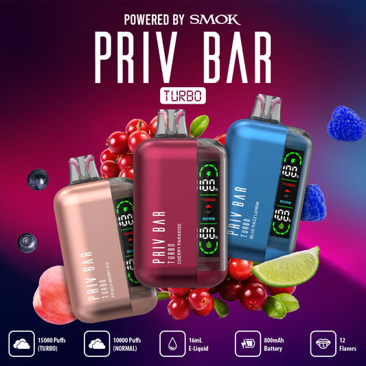 VAPER VAPORIZADOR PRIV BAR  15000 PUFF