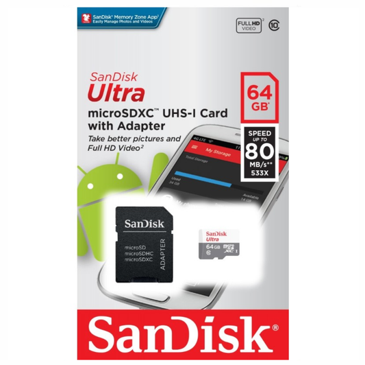 Tarjeta de memoria SanDisk SDSQUNB-064G