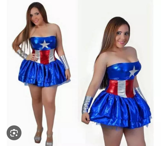 Disfraz Mujer Capitana America Cosplay