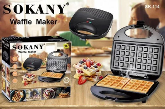 Waflera Eléctrica Antiadherente SOKANY