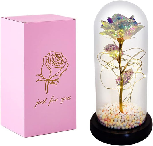 Flor Cristal en Cupula (Color Cristal)