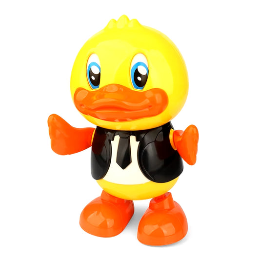 Robot Pato Elegante Luces Sonido Movimie
