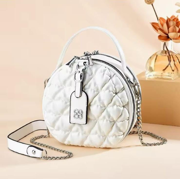 Bolso Redondo Pequeño Para Mujer