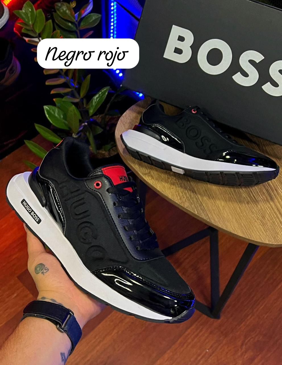 Tenis deportivo Hugo Boss caballero- Calidad 1.1 premium