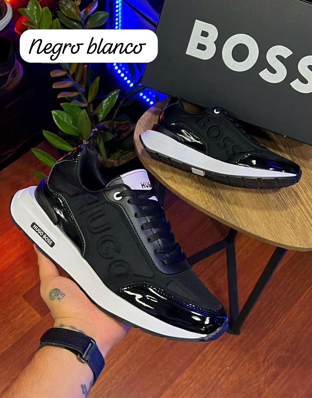 Tenis deportivo Hugo Boss caballero- Calidad 1.1 premium