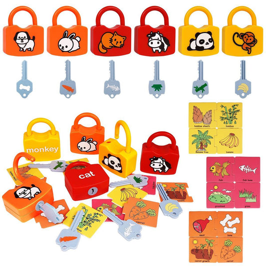 JUEGO DIDÁCTICO LLAVES Y CANDADOS