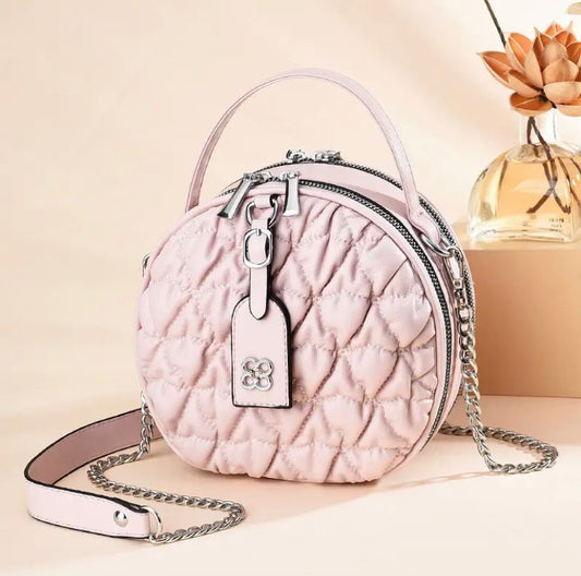 Bolso Redondo Pequeño Para Mujer