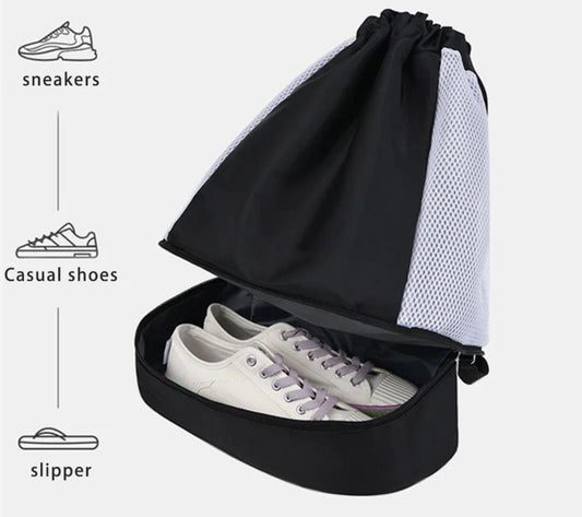 MOCHILA CON CORDON IMPERMEABLE