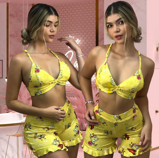 PIJAMA SHORT PROMO DIA DE LA MUJER