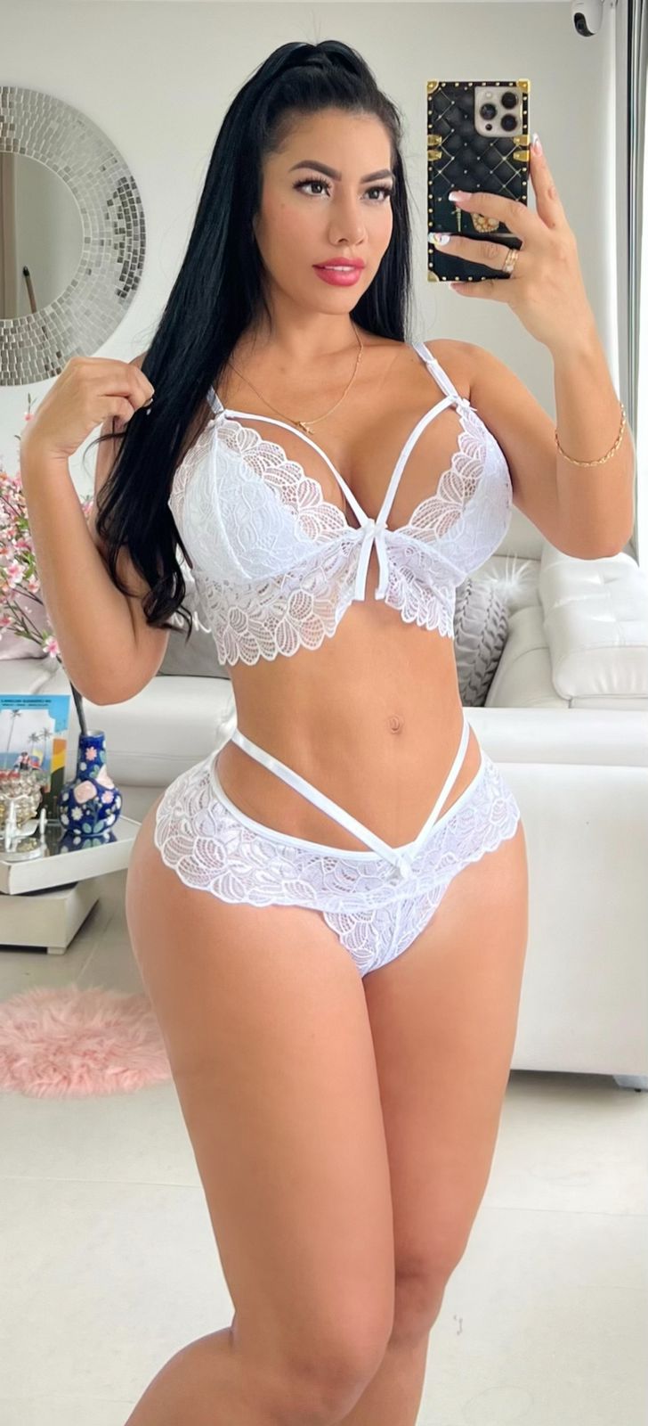 Conjunto Lencería Femenina De Encaje