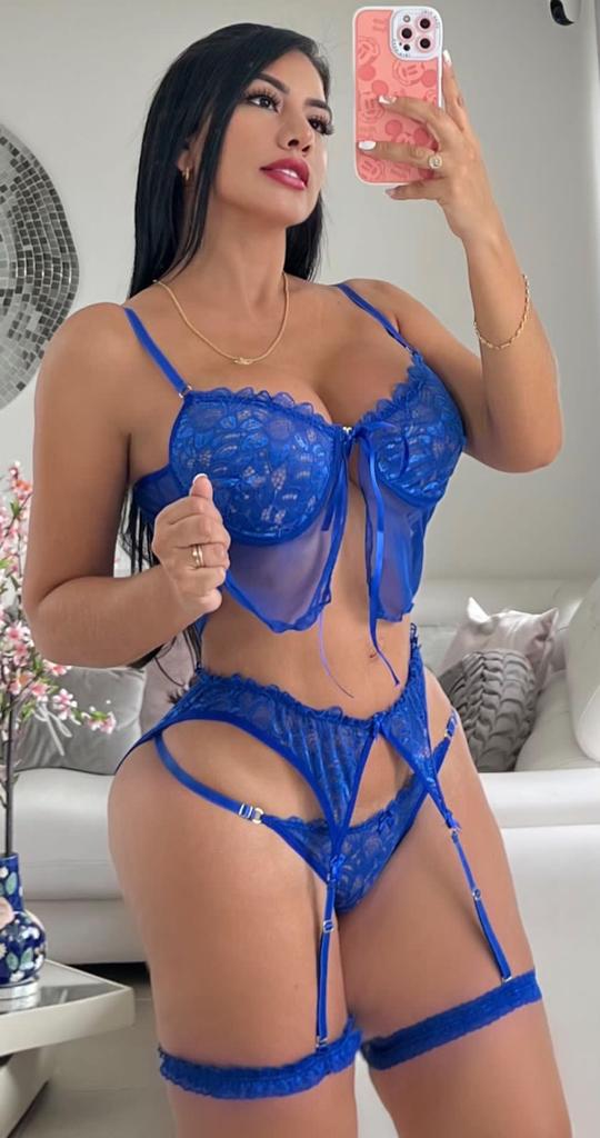 Lencería Femenina Con Ligueros Sexy